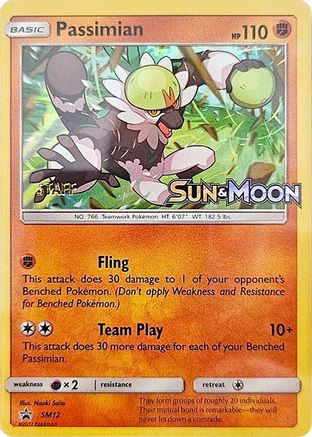 Passimian - SM12 (Prerelease) [Staff] (SM12) [SM Promos] Holofoil