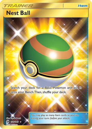 Nest Ball (Secret) (158) [SM Base Set] Holofoil
