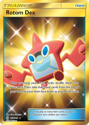 Rotom Dex (Secret) (159) [SM Base Set] Holofoil