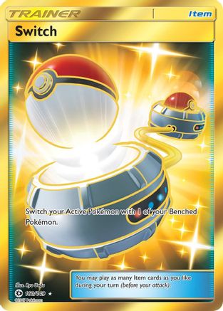 Switch (Secret) (160) [SM Base Set] Holofoil