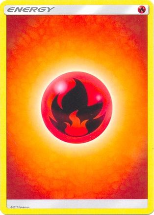 Fire Energy (2017 Unnumbered) (165) [SM Base Set] Reverse Holofoil