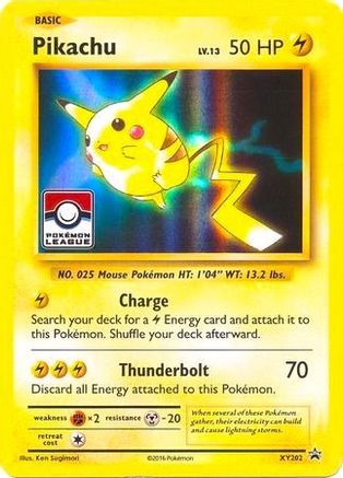 Pikachu - XY202 (Pokemon League) (XY202) [League & Championship Cards] Holofoil