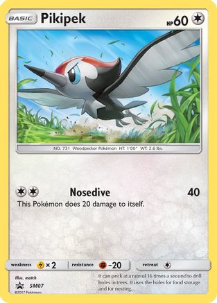 Pikipek - SM07 (SM07) [SM Promos] Holofoil