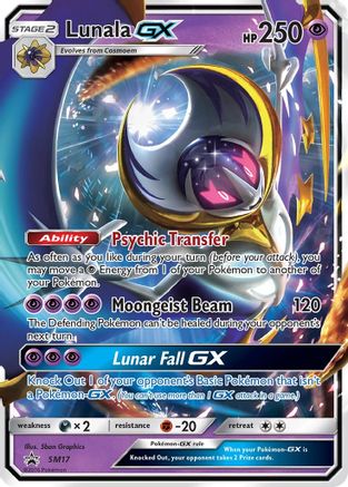 Lunala GX - SM17 (SM17) [SM Promos] Holofoil