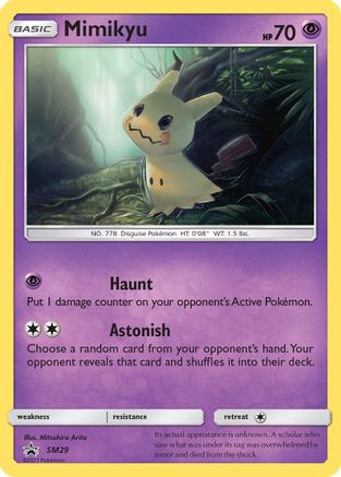 Mimikyu - SM29 (SM29) [SM Promos] Holofoil
