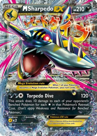 M Sharpedo EX - XY200 (XY200) [XY Promos] Holofoil