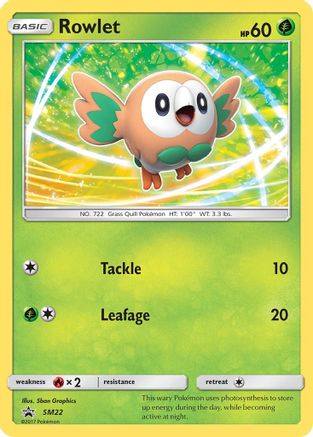 Rowlet - SM22 (SM22) [SM Promos] Holofoil