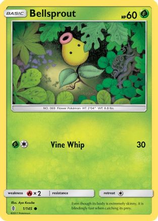 Bellsprout (1) [SM - Guardians Rising] Reverse Holofoil