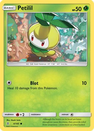 Petilil (4) [SM - Guardians Rising] Reverse Holofoil