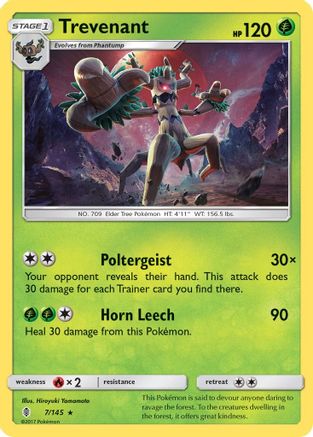 Trevenant (7) [SM - Guardians Rising]