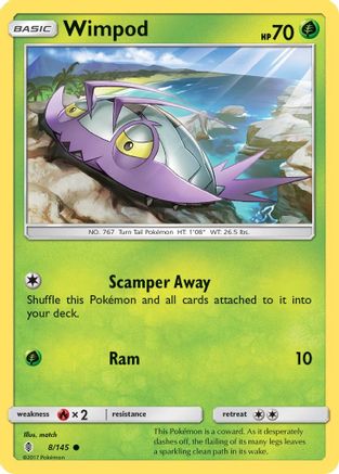 Wimpod (8) [SM - Guardians Rising] Reverse Holofoil