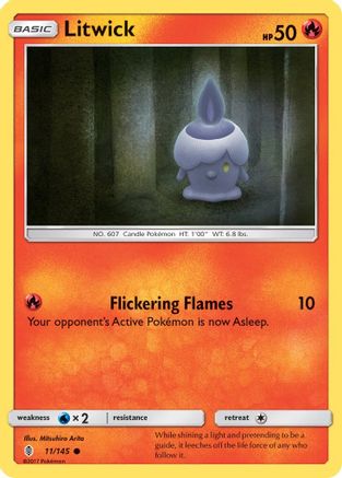 Litwick (11) [SM - Guardians Rising] Reverse Holofoil