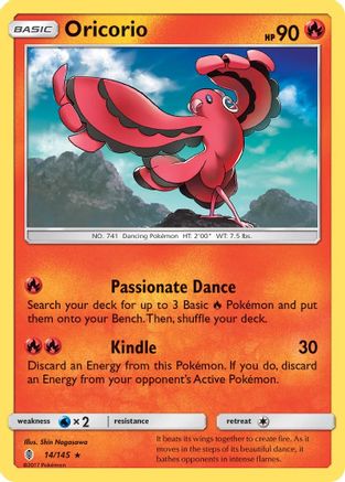 Oricorio (14) (14) [SM - Guardians Rising] Reverse Holofoil