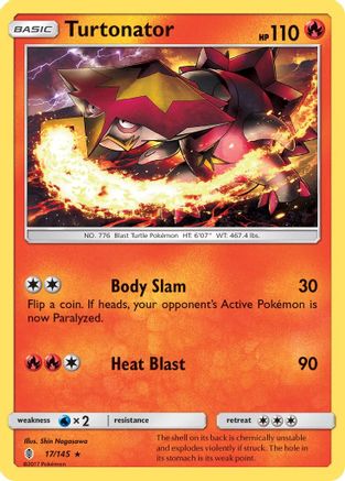 Turtonator (17) [SM - Guardians Rising] Reverse Holofoil