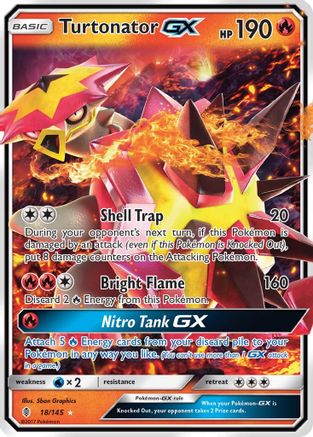 Turtonator GX (18) [SM - Guardians Rising] Holofoil
