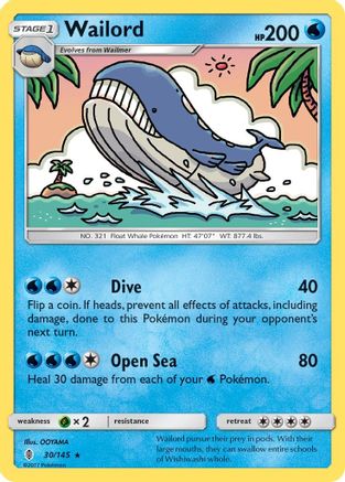 Wailord (30) [SM - Guardians Rising]