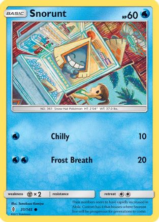Snorunt (31) [SM - Guardians Rising] Reverse Holofoil