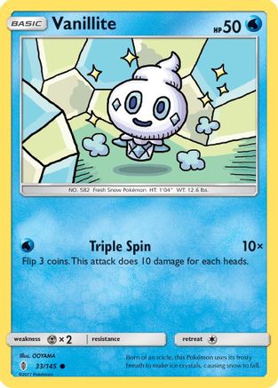 Vanillite (33) [SM - Guardians Rising]