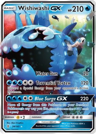 Wishiwashi GX (38) [SM - Guardians Rising] Holofoil
