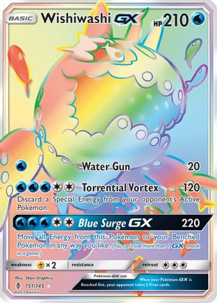 Wishiwashi GX (Secret) (151) [SM - Guardians Rising] Holofoil