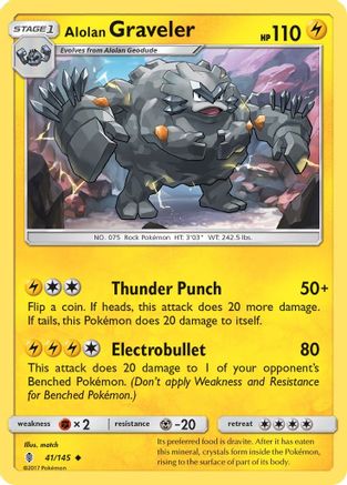 Alolan Graveler (41) [SM - Guardians Rising]
