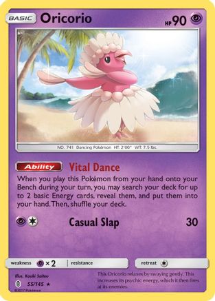 Oricorio (55) (55) [SM - Guardians Rising] Reverse Holofoil