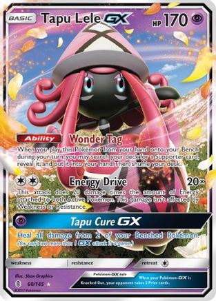 Tapu Lele GX (60) [SM - Guardians Rising] Holofoil