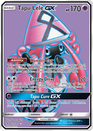 Tapu Lele GX (Full Art) (137) [SM - Guardians Rising] Holofoil