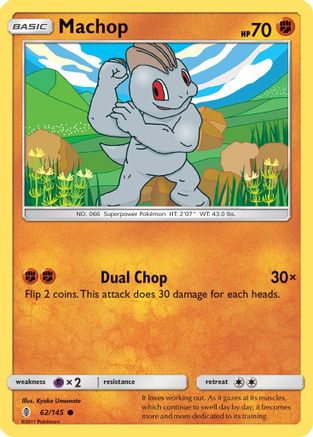 Machop (62) (62) [SM - Guardians Rising]