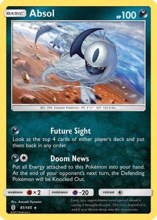 Absol (81) [SM - Guardians Rising] Reverse Holofoil