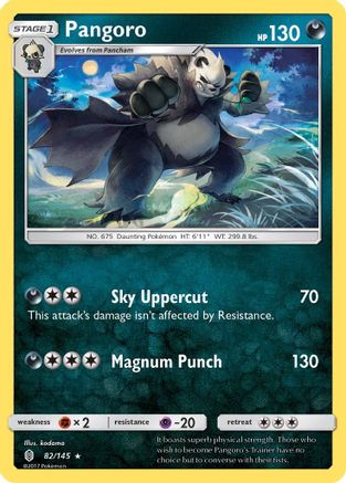 Pangoro (82) [SM - Guardians Rising] Reverse Holofoil