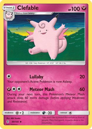 Clefable (89) [SM - Guardians Rising]