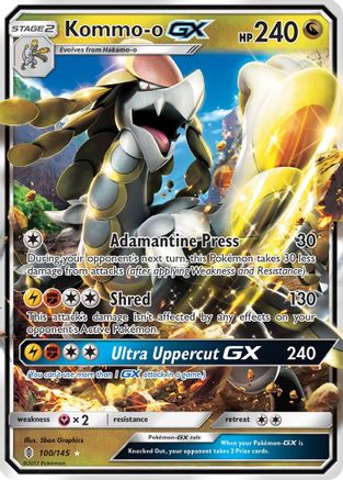 Kommo-o GX (100) [SM - Guardians Rising] Holofoil