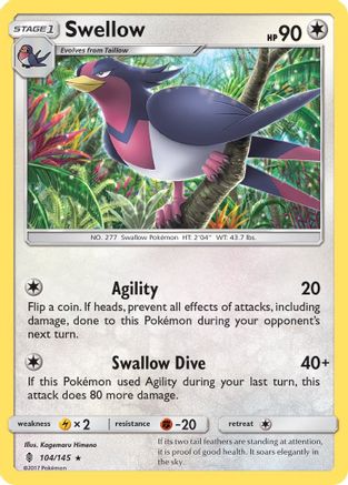 Swellow (104) [SM - Guardians Rising]