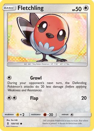 Fletchling (109) [SM - Guardians Rising]