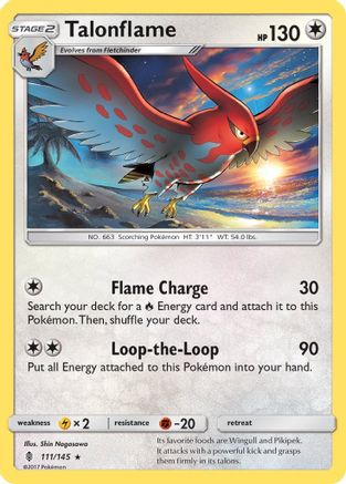 Talonflame (111) [SM - Guardians Rising] Reverse Holofoil