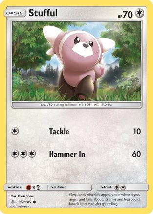 Stufful (112) [SM - Guardians Rising] Reverse Holofoil