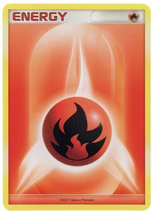 Fire Energy (2007 Unnumbered D/P Style Non-Holo) () [League & Championship Cards]