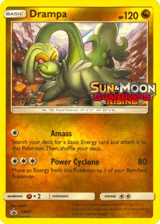 Drampa - SM21 (Prerelease) [Staff] (SM21) [SM Promos] Holofoil