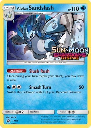 Alolan Sandslash - SM18 (Prerelease) (SM18) [SM Promos] Holofoil