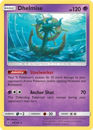 Dhelmise - 59/145 (SM Guardians Rising) (59) [Deck Exclusives]
