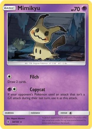 Mimikyu - 58/145 (SM Guardians Rising) (58) [Deck Exclusives]
