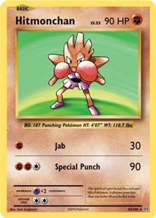 Hitmonchan - 62/108 (XY Evolutions) (62) [Deck Exclusives]