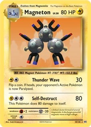 Magneton - 38/108 (XY Evolutions) (38) [Deck Exclusives]