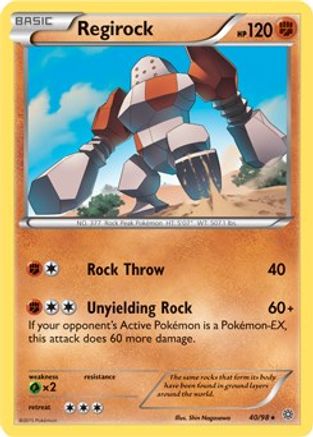 Regirock - 40/98 (XY Ancient Origins) (40) [Deck Exclusives] Holofoil