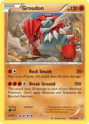 Groudon - 84/160 (XY Primal Clash) (84) [Deck Exclusives] Holofoil