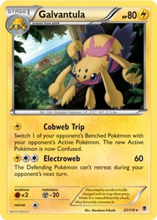 Galvantula - 27/119 (XY Phantom Forces) (27) [Deck Exclusives] Holofoil