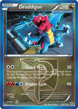 Druddigon - 94/135 (BW Plasma Storm) (94) [Deck Exclusives] Holofoil