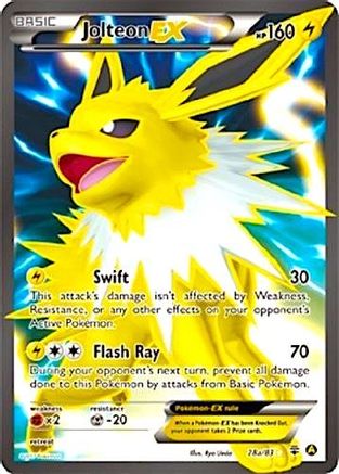 Jolteon EX - 28a/83 (28a) [Alternate Art Promos] Holofoil