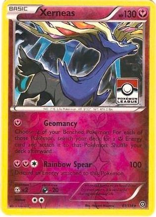 Xerneas - 81/114 (Pokemon League) (81) [League & Championship Cards] Reverse Holofoil